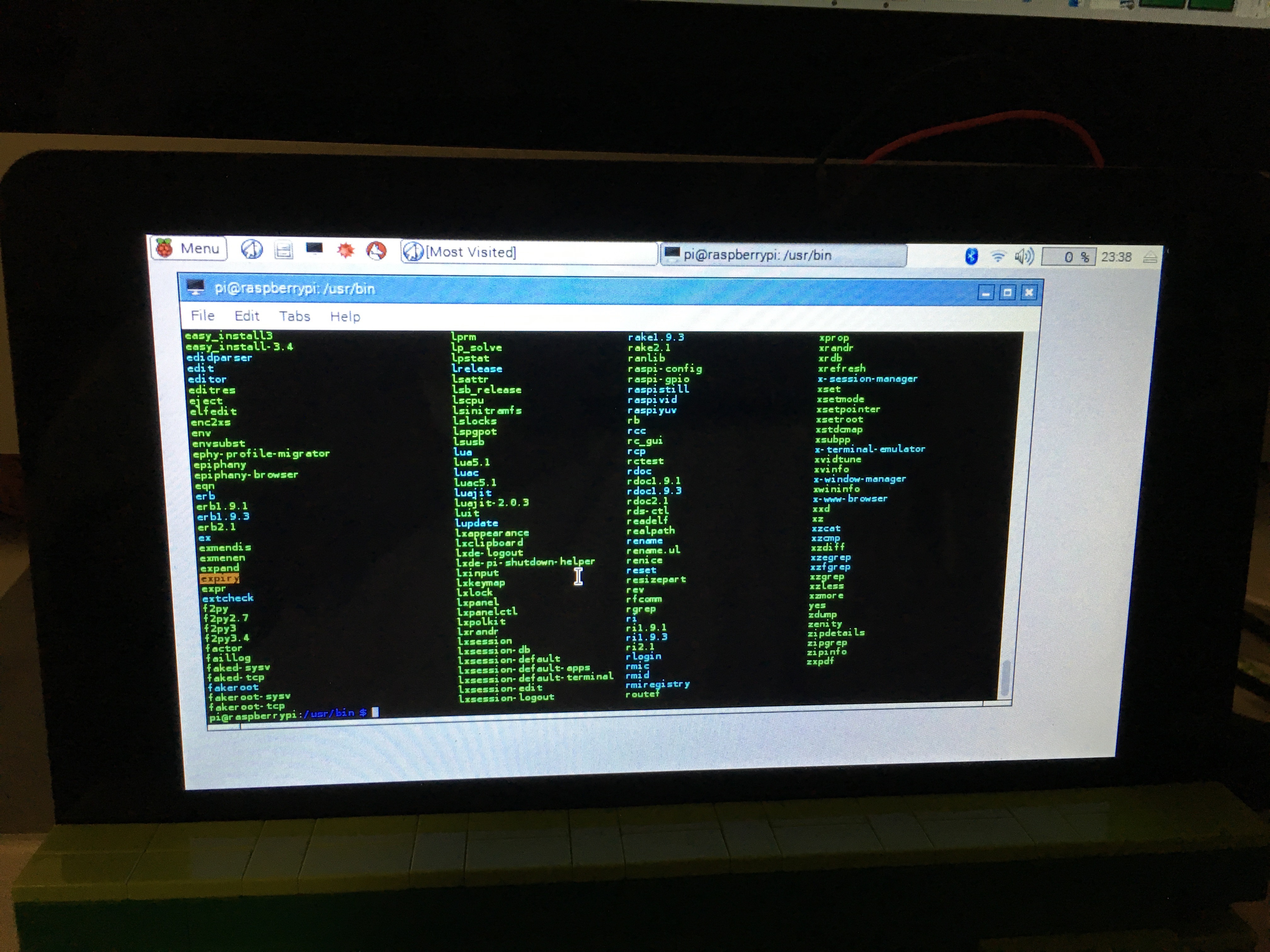 Raspberry Pi – Configure lxterminal Fonts – miniLiew